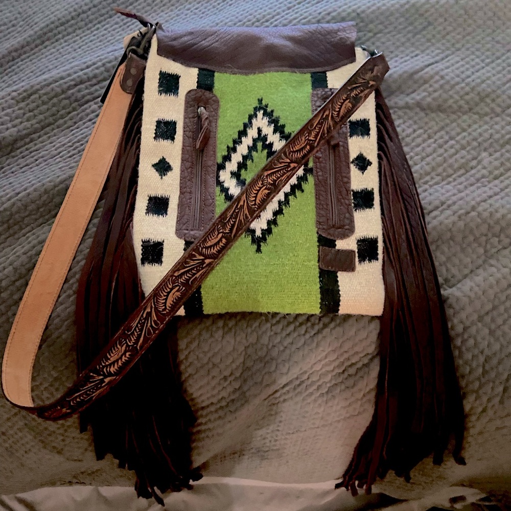 Brand New American Darling Cow Hide Hobo Bag.